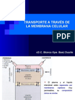 Transporte a través de la Membrana