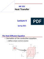 Heat Transfer: Spring 2021