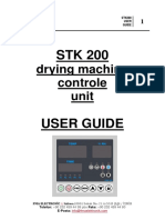 Drying Machine Controle Unit: STK200 User Guide