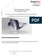 Grasshopper Training - Level 2 - Advance Your Parametric Knowledge - Simply Rhino