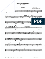 (Clarinet - Institute) Bach Prelude Fugue WW5