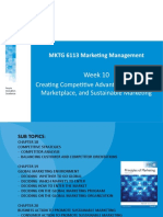 PPT10 - Creating Competitive Advantage - The Global Marketplace - and Sustainable Marketing