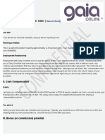 GARY A SCHOFIELD Job Offer Letter Template