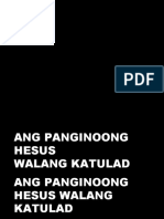 Ang Panginoong Hesus Walang Katulad