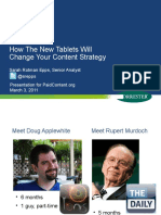 @ pC2011: How The New Tablets Will Change Your Content Strategy