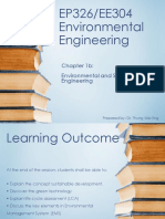 Chapter 1b - Environmental and Sustainable Engineering