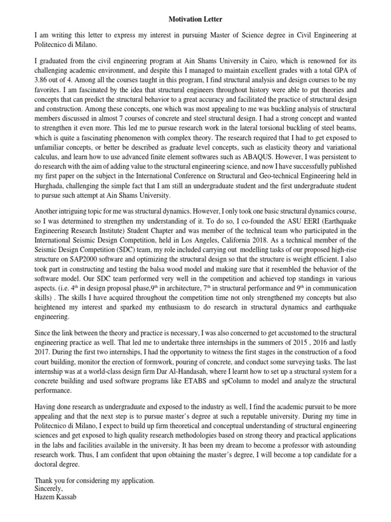 Motivation letter th th th th pdf motivation motivational