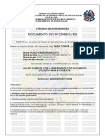 Antecedentes - Sistema Antecedentes - Secretaria de Segurança Pública e Defesa Social Do Estado Do Espírito Santo