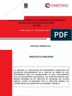 Registro de Fase Girado Con Documentos Electrónico y Módulo de Autorización de Giros en WEB.