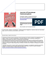 Journal of Promotional Communications