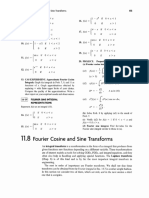 Fourier Cosine and Sine Transforms: 8. F (X) X A X 16. F (X) X
