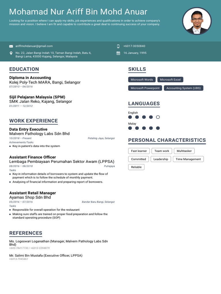 Mohamad's Resume | PDF | Business