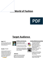 The World of Fashion