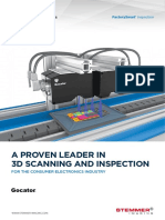 A Proven Leader in 3D Scanning and Inspection: For The Consumer Electronics Industry