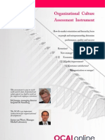 Organizational Culture Assessment Instrument