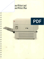 1986 Apple LaserWriter Printer Manual