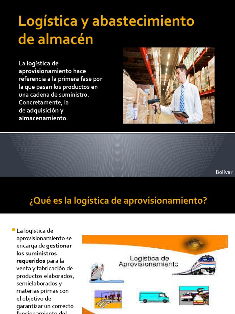 Logística y Abastecimiento de Almacén | PDF | Obtención | Logística