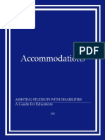 Accomodation Students With Dissabilities