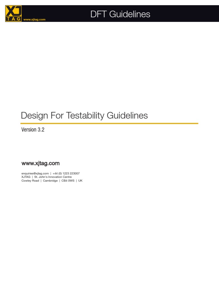XJTAG DFT Guidelines | PDF | Electronic Circuits | Electrical Engineering