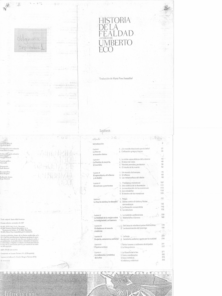 La Historia de La Fealdad Eco