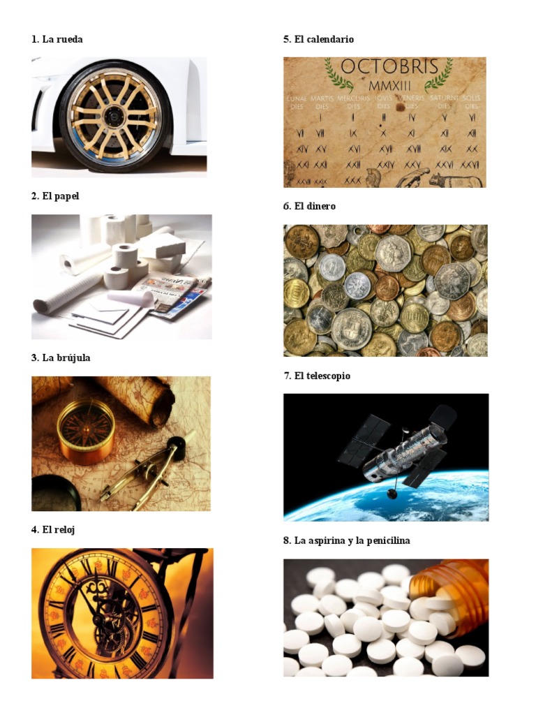 20 Objetos Inventados Por El Hombre | PDF