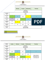 Sharing Schedules - KG1