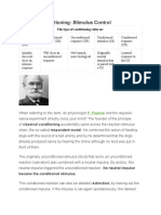Classical Conditioning 1