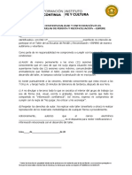 Compromiso de Confidencialidad y Participación Espere