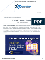 Contoh Laporan Kegiatan - Lomba, Pramuka, Sekolah, Kantor