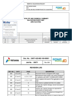 Catalyst and Chemical Summary Sulfur Recovery Unit (SRU Unit #169)