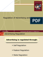 Regulation of Advertising and Promotion