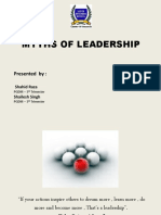 Myths of Leadership: Presented by