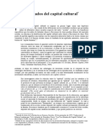 BOURDIEU, Pierre, Los Tres Estados Del Capital Cultural