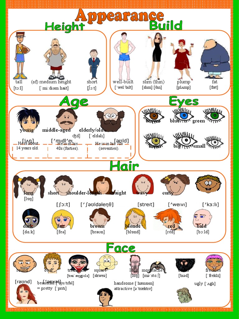 Physical Appearance Guianza | PDF | Human Appearance