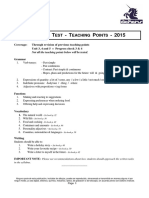 Beyond A2+ - Second Test 2015 - Syllabus - Doc