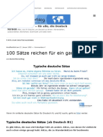 100 Sätze reichen für ein ganzes Leben - Deutsch lernen