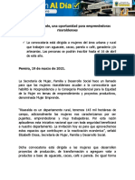 19-03-21 Convocatoria Mujer Emprende