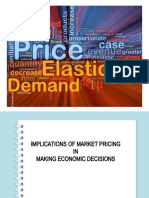 Implications of Market Pricing