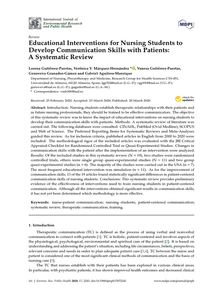 Educational Interventions For | PDF | Systematic Review | Pub Med