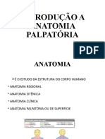 Introdução A Anatomia Palpatória