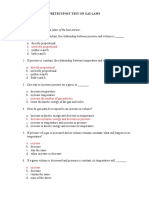 Multiple Choice: Choose The Letter of The Best Answer.: B. Inversely Proportional