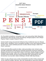 Persiapan Masa Pensiun SOFT SKILL TRAINING