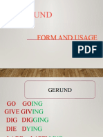 Gerund: Form and Usage