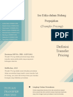 Isu Etika Dalam Bidang Perpajakan (Transfer Pricing)