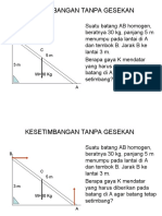 Latihan Soal Kesetimbangan Gaya