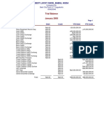 Trial Balance Myob