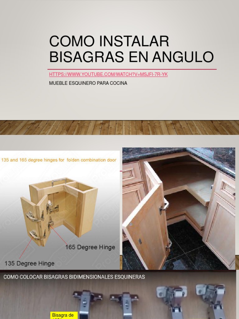 Como Instalar Bisagras en | PDF