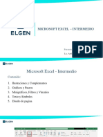 ELGEN - Ofimatica Intermedio - EXCEL