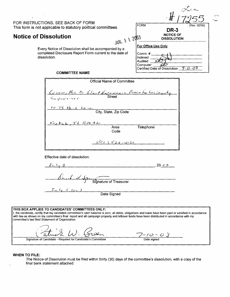 2003 07 11 - DR3 | PDF | Government Information | Government