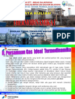 (2a) Gas Ideal, HK, Pers Gas Ideal Serta Ekuipartisi Thermo I Dan Praktik Semester III TPM, Bahan Ajar 26 Sept 2020